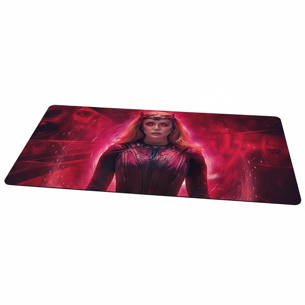 Tapis Marvel Scarlet Witch HD – tapis de souris lavable avec bords cousus renforcés