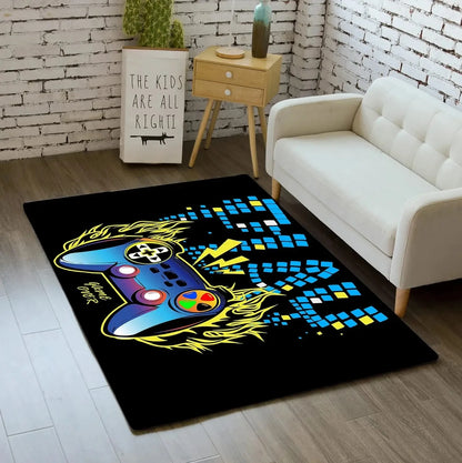 tapis sol gamer manette play game over