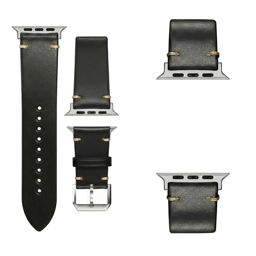 Bracelet Apple Watch 44 mm en cuir – design raffiné et confortable