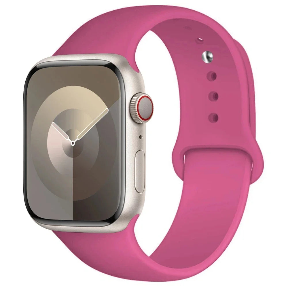 Bracelet Apple Watch 40 mm – silicone respirant et doux