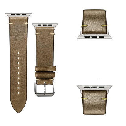 Bracelet cuir Apple Watch 45 mm – luxe et confort au quotidien
