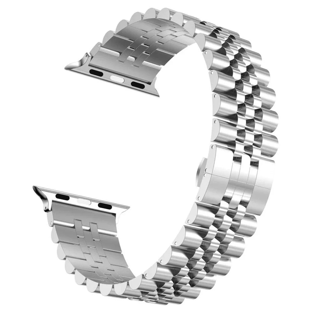 Bracelet Apple Watch Ultra 49 mm – acier inoxydable argenté