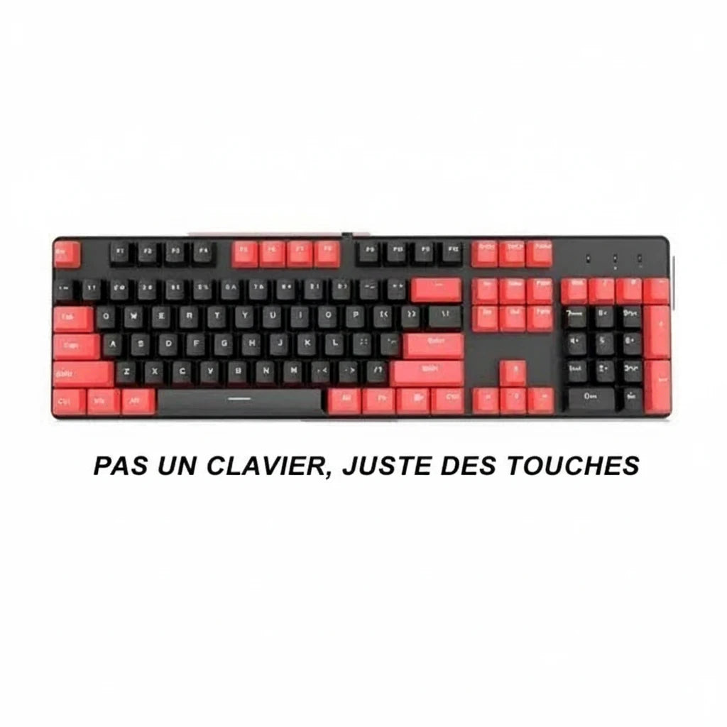 Touches de clavier mécaniques effet lumineux