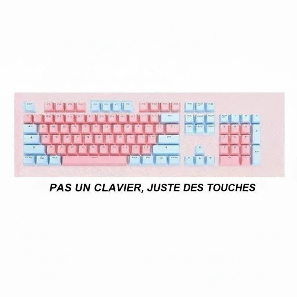 Kit de touches pour clavier mécanique 104 touches