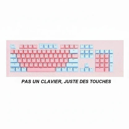 Kit de touches pour clavier mécanique 104 touches