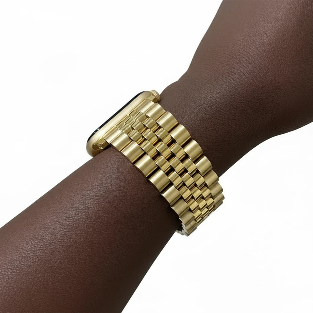 Bracelet acier argenté pour Apple Watch – unisexe