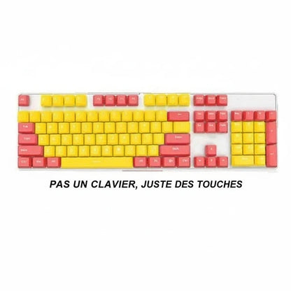Ensemble de touches clavier mécanique universel