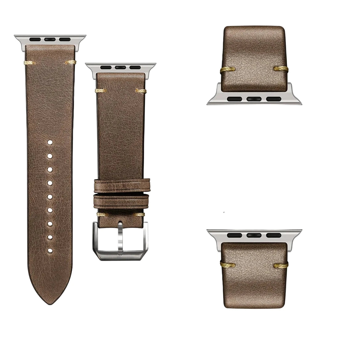 Bracelet cuir premium pour Apple Watch Series 9 – homme et femme