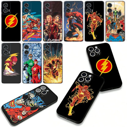 Coque iPhone The Flash silicone souple rouge DC Comics