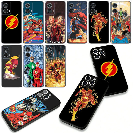 Coque iPhone The Flash silicone souple rouge DC Comics