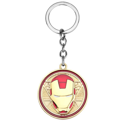 Porte-clés Iron Man Avengers collection métal, cadeau geek Marvel original.