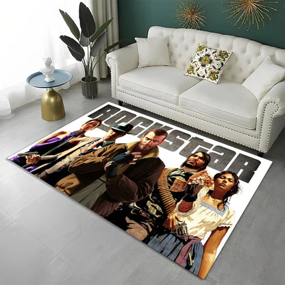 tapis sol gamer rockstar