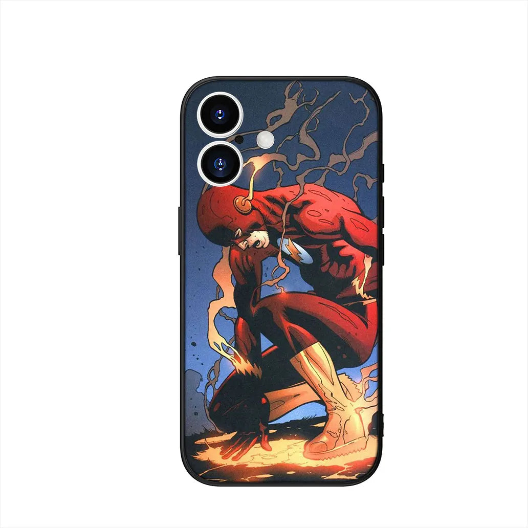 Étui iPhone 12 The Flash silicone doux antidérapant
