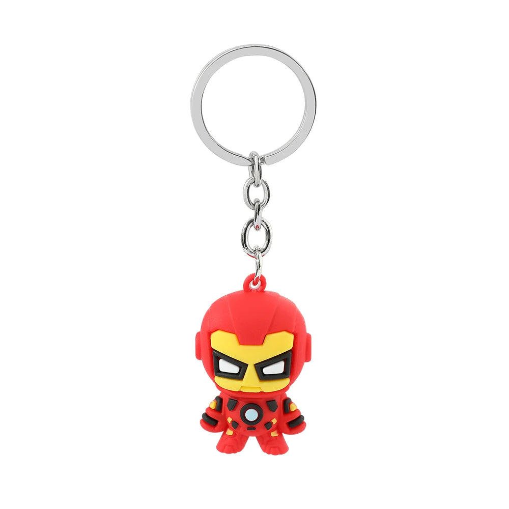 Porte-clés Marvel en silicone