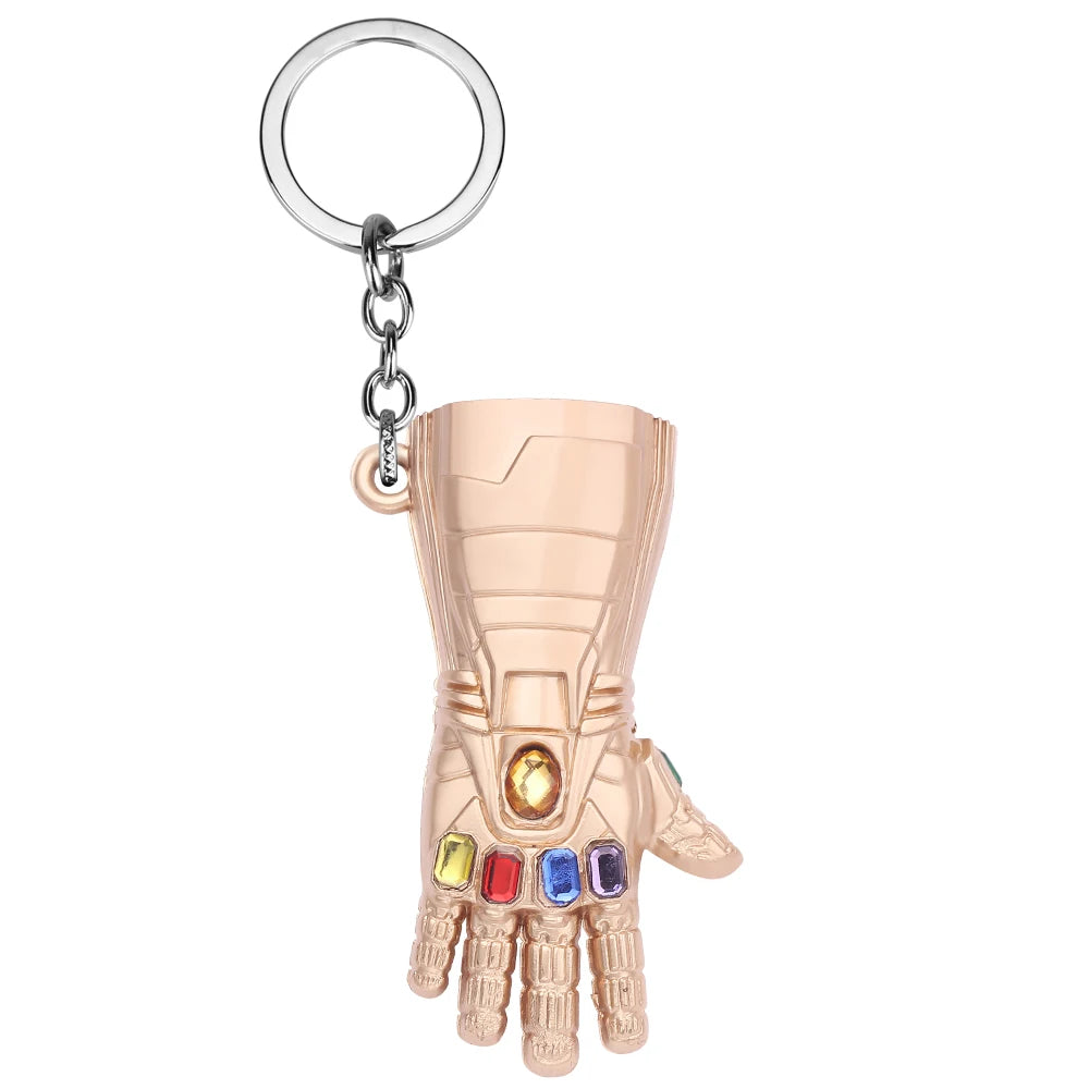 Porte-clés Thanos Marvel collector métal poli.