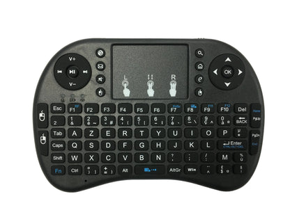 mini. clavier sans fil fr azerty noir avec pad